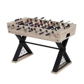 Sturdy X-Leg Industrial Modern Style 48-inch Foosball Table with 2 Balls