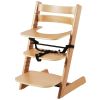 VEVOR Wooden High Chair for Babies & Toddlers, Convertible Adjustable Feeding Chair, Eat & Grow High Chair with Tray