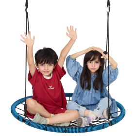 VEVOR Spider Web Saucer Swing 40 Inch Round Swings for Kids Outdoor 750 lbs