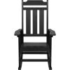 VEVOR Porch Rocker HIPS Outdoor Rocking Chair High Back 1 pcs 400 lbs Weight