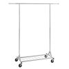 VEVOR Clothes Rack with Wheels, Heavy Duty Clothing Garment Rack, Commercial Clothing Rack for Hanging Clothes with Bottom Storage Area