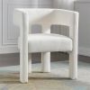 Contemporary Designed Fabric Upholstered Chair Dining Chair for Living Room, Bedroom, Dining Room, Beige