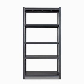 72" H Adjustable Garage Shelves, 5-Tier Heavy Duty Shelving Unit