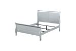 Louis Philippe Platinum Finish E. King Bed