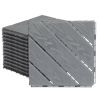 Plastic Interlocking Deck Tiles, 9 Pack, 11.8"x11.8" Waterproof Flooring Tiles for Indoor and Outdoor