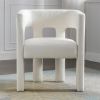 Contemporary Designed Fabric Upholstered Chair Dining Chair for Living Room, Bedroom, Dining Room, Beige