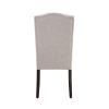 Gerardo Beige Linen & Weathered Espresso Dining Chair (Set of 2)