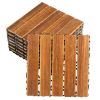 27pcs Wood Interlocking Deck Tiles 11.8"x11.8", Waterproof Flooring Tiles for Indoor and Outdoor