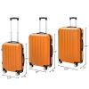 3-in-1 Multifunctional Large Capacity Traveling Storage Suitcase Luggage Set Orange