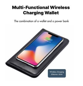 The Charging Wallet Is An Indispensable And Versatile Companion For Everyday Travel. With A Built-in Charging Module, The Battery Life Of The Mobile P