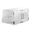 VEVOR Pastry Display Case, 2-Tier Commercial Countertop Bakery Display Case, Acrylic Display Box with Rear Door Access & Removable Shelves