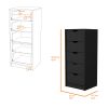 Dillon 5 Narrow Drawer Dresser, Tall Chest of Drawers